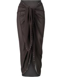 STAUD - Inlet Embellished Sarong - Lyst