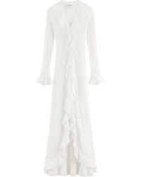 ARAKII - Exclusive Lily Ruffled Lace Maxi Dress - Lyst