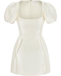 De La Vali - Cannoli Puff-sleeve Mini Dress - Lyst