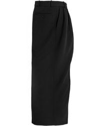Marie Adam-Leenaerdt - Wool Maxi Trouser Skirt - Lyst