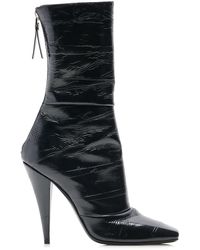 Givenchy - Tape Animation Leather Ankle Boots - Lyst
