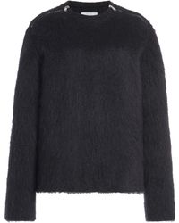 Jil Sander - Brushed Wool-blend Crewneck Sweater - Lyst