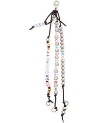 Balenciaga - Beaded Bracelet-Style Keyring - Lyst