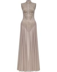 Montsand - Sleeveless Jacquard Maxi Dress - Lyst