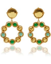 Sylvia Toledano - Flower Candies 22k Gold-plated And Enamel Earrings - Lyst
