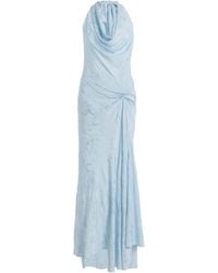 Anna October - Kelly Chiffon Maxi Dress - Lyst