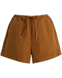 Leset - Kyoto Cotton Pocket Shorts - Lyst