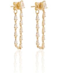Anita Ko - 18k Yellow Gold Diamond Earrings - Lyst