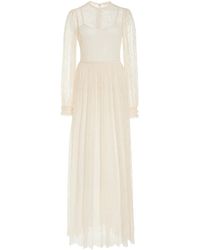 Ulla Johnson - Josephine French Chantilly Lace Midi Dress - Lyst
