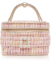 Roger Vivier - Crystal-buckle Tweed Vanity Bag - Lyst