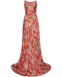 Markarian - Tallulah Draped Silk Gown - Lyst