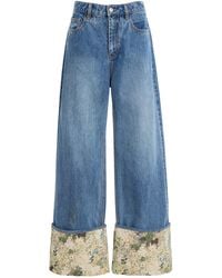 ALÉMAIS - Marcel Rigid Mid-Rise Wide-Leg Jeans - Lyst