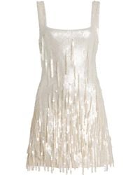 STAUD - Le Sable Sequined Mini Dress - Lyst