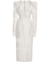 zuhair murad black and white dress