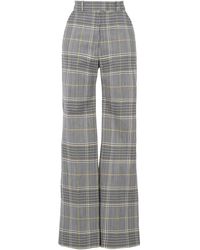 Martin Grant - Sofia Wool-cotton Wide Straight-leg Pants - Lyst
