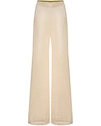 Escvdo - Atuq Knit Wide-Leg Pants - Lyst
