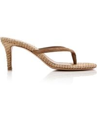 Gianvito Rossi - Calypso Suede Thong Sandals - Lyst