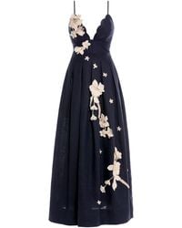 Agua Bendita - Sula Cauca Linen Maxi Dress - Lyst