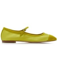 Aeyde - Uma Satin Mary Jane Flats - Lyst