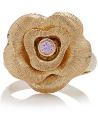 Sydney Evan - Large 14k Yellow Gold Sapphire Ring - Lyst
