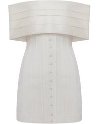 ILA THE BRAND - Solene Convertible Lace Mini Dress - Lyst