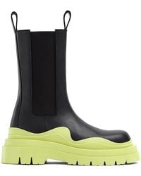 Bottega Veneta - The Tire Leather Boots - Lyst