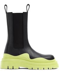 Bottega Veneta - The Tire Leather Boots - Lyst