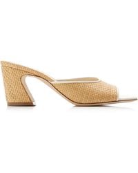 IZIE - Exclusive La Isla Chester Raffia Mules - Lyst