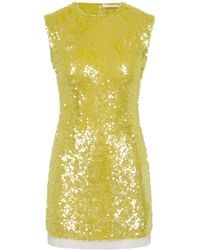 Rachel Gilbert - Kaia Sequined Tulle Mini Dress - Lyst