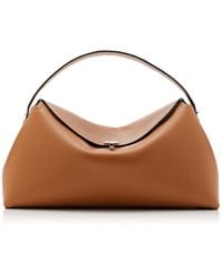 Totême - T-lock Leather Top Handle Bag - Lyst