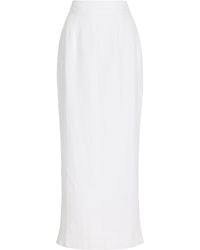 Posse - Exclusive Emma Linen Maxi Skirt - Lyst