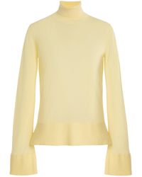 TOTEME - Stretch-Cashmere Turtleneck Top - Lyst