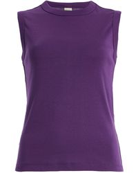 Flore Flore - Esme Cotton Tank Top - Lyst