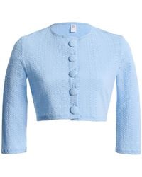 Lisa Marie Fernandez - Seersucker Cardigan - Lyst