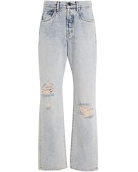 Kallmeyer - Gabby High-Rise Distressed Tapered Jeans - Lyst
