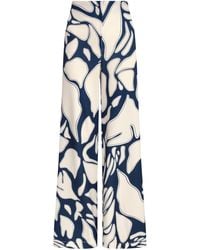 ANDRES OTALORA - Luz De Si Scuba Wide-Leg Pants - Lyst