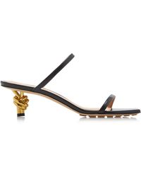 Bottega Veneta - Knot Leather Sandals - Lyst