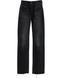 Moussy - Glencoe High-Rise Straight-Leg Jeans - Lyst
