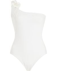 Maygel Coronel - Piave Rosette-detailed Asymmetric One-piece Swimsuit - Lyst