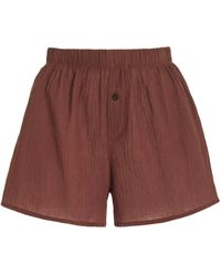 ÉTERNE - Exclusive Dylan Cotton Boxer Shorts - Lyst