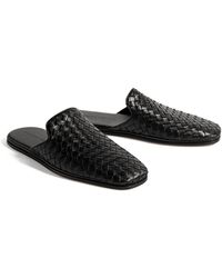 Bottega Veneta - Palazzo Intrecciato Leather Slippers - Lyst