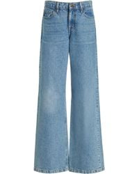 OUTLAND DENIM - Mimi Low-rise Wide-leg Jeans - Lyst