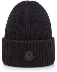 Moncler - Ribbed-knit Beanie - Lyst
