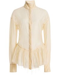 THE LATEST - Elane Muslin Top - Lyst