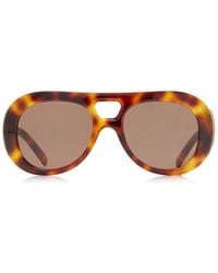 Givenchy - Bold Aviator-Frame Acetate Sunglasses - Lyst
