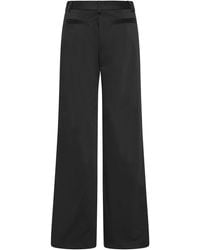 St. Agni - Origami-pocket Organic Cotton-blend Wide-leg Pants - Lyst