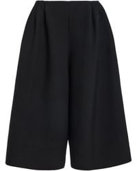 The Row - Fauna Wool Shorts - Lyst