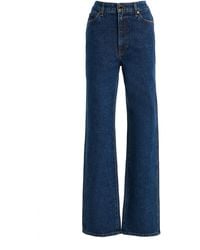 KHAITE - Danielle Stretch High-Rise Stovepipe Jeans - Lyst