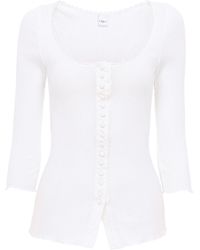 Chloé - Fitted Tubular Jersey Cardigan - Lyst