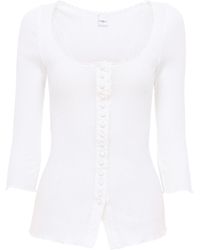 Chloé - Fitted Tubular Jersey Cardigan - Lyst